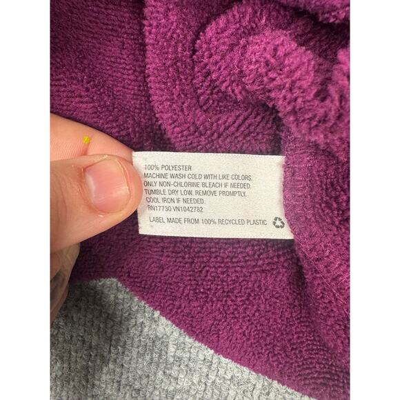 Mossimo Supply Co Purple Full Zip Hoodie Jacket Women’s Small S/P Fleece Lined - Picture 16 of 16